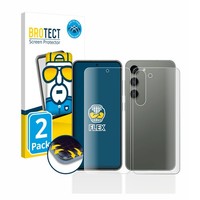 2X Samsung Galaxy S23 (Display+RüCkseite) Displayfolie Full-Cover Schutz