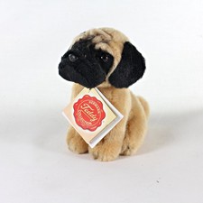 Pug Puppy Dog by Teddy Hermann, 12cmH. Canine Lovers Gift. Retired. BNWT