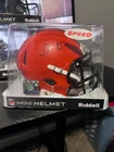 David Njoku Signed Cleveland Browns Mini Speed Helmet Beckett Witness