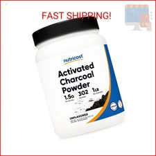 Nutricost Activated Charcoal Powder 1lb - Food Grade Powder, Toothpaste, Facemas
