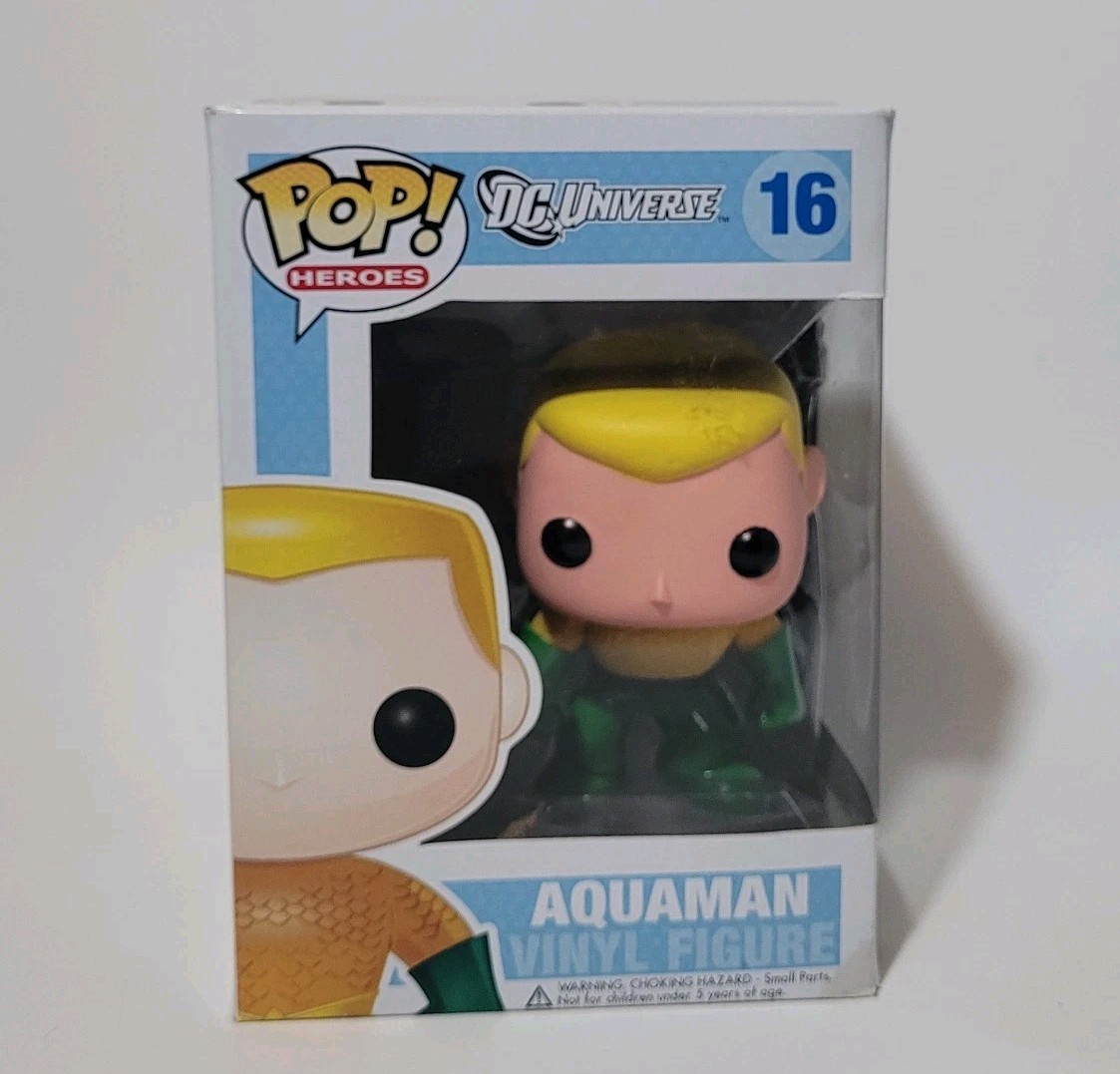 Funko Pop! DC Universe "Aquaman" #16 Vinyl Figure (2012) VAULTED