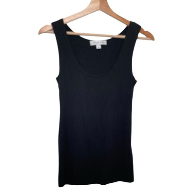 Amour Vert Modal Knit Black Tank Top Womens Size XS Super Soft