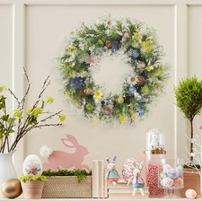 Pâques pour porte d'entrée, printanière pour