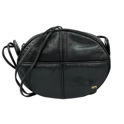 HANAE MORI - Black Leather Shoulder Bag | eBay