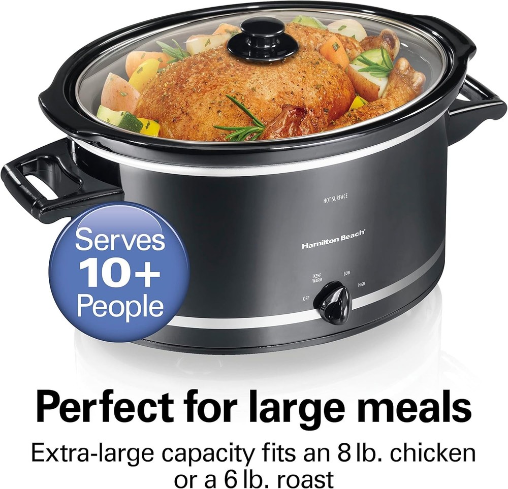 8qt Crock Pot 8qt Slow Cooker Big 10 quart 9 quart 8.5 Quart Huge XL qt Large 8qt Crock Pot 8qt Slow Cooker Big 10 quart 9 quart 8.5 Quart Huge XL qt Large