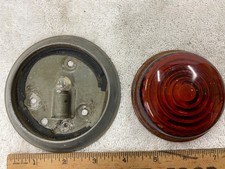 Vintage 3 Diameter Amber Light For Hot Rat Rod Auto Truck