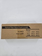 VFL-50MW Visual Fault Locator Fiber Optic Cable Tester Kit Gold-Black