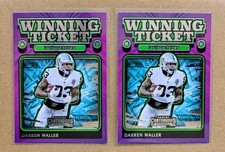 (2) 2021 Panini Contenders Winning Ticket Darren Waller #WT-DWA Raiders 🔥🔥🔥
