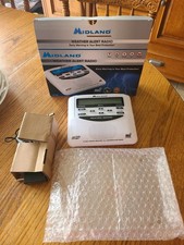 Midland Weather Alert Radio with NOAA All Hazard WR120EZ READ DESCRIPTION