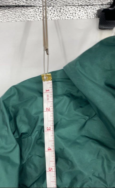 Columbia Mens Green Full Zip Pockets Mid-Length Hooded Windbreaker Jacket Size L - Image 3 of 4