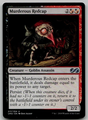 #ad #ad Murderous Redcap U Ultimate Masters 217 NM $2.99
