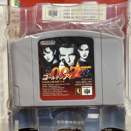 Golden Eye 007 Nintendo64 Software Box Instruction Manual Nintendo 64 - Picture 10 of 12