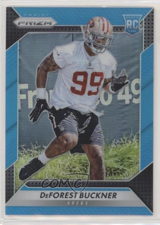 2016 Panini Prizm Rookie Light Blue Prizm 166/199 DeForest Buckner #203 k5j