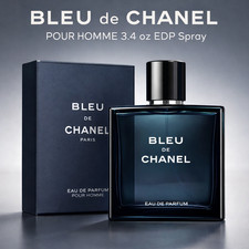 BLEU de CHANEL POUR HOMME 3.4 oz EDP Spray New Sealed - Free Shipping