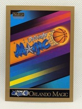 1990-91 SkyBox Basketball Orlando Magic Team Logo Card #346 PACK FRESH! 🔥