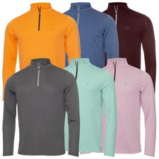 Calvin Klein Golf Men's Harlem 1/4 Zip Technical CK Sweater