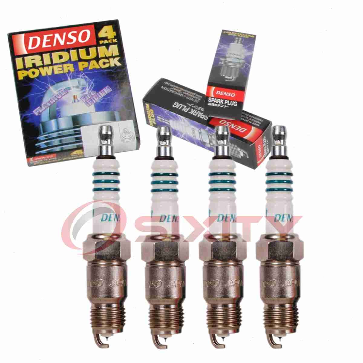 4 pc Denso Iridium Power Spark Plugs for 1980 Chevrolet Monza 2.5L L4 is