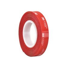 3M 4905 Double Sided VHB Tape,5 yd L,1/2" W 15C294
