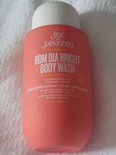 Sol De Janeiro Bom Dia Bright Clarifying AHA BHA Body Wash 3 oz / 90 ml NEW