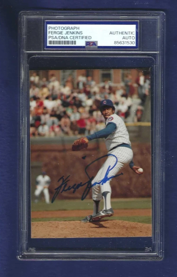 MLB  ファーガソン ジェンキンス  直筆サイン入りフォト　シカゴカブス Fergie Jenkins Chicago Cubs MLB Original Autographed Photos for
