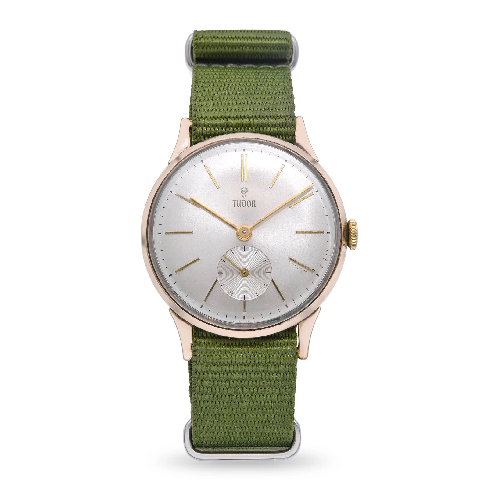 Rolex — Vintage Tudor 1950s 9k Gold Men's Watch