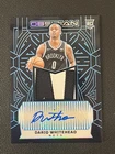 Dariq Whitehead 2023-24 Panini Obsidian Rookie Auto Relic Jersey Blue /27 Nets