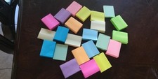 Sticky Notes 1.5x2 Bright Colors 20 Pads 100 Sheets Self Stick Memo Multicolor