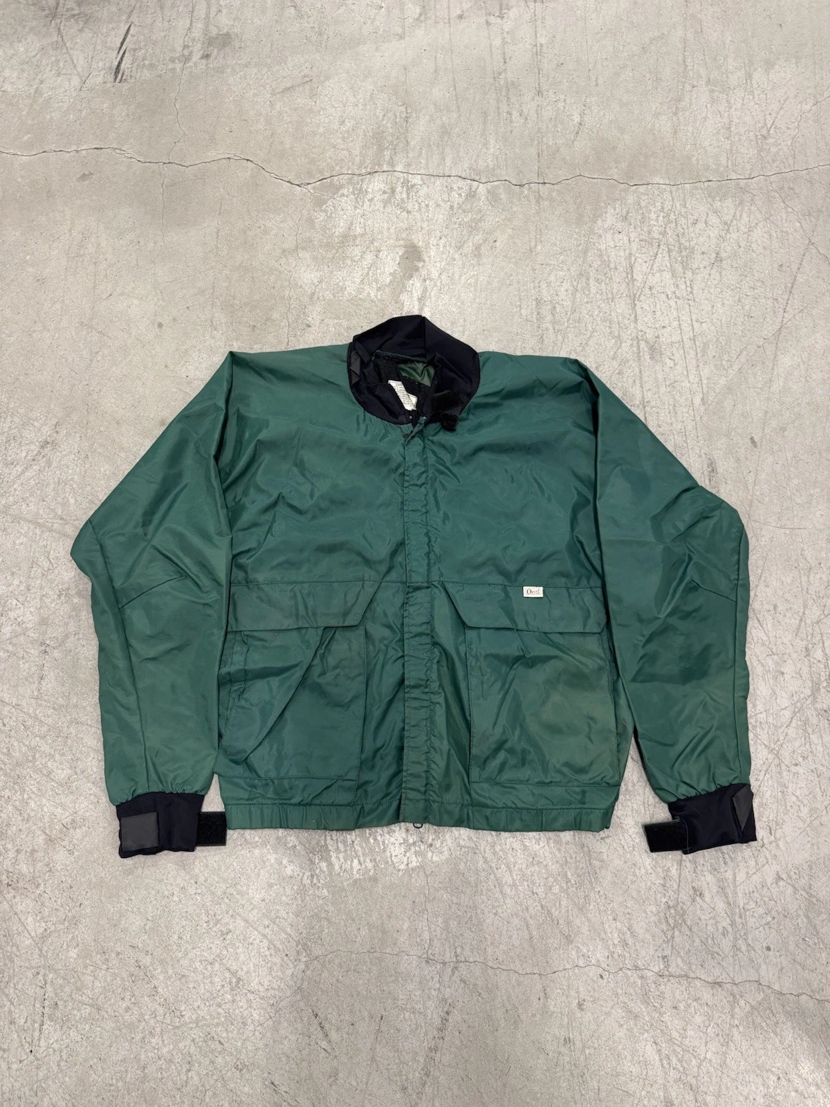 Vintage Orvis Fly Fishing Jacket Size Large Wading Green SST