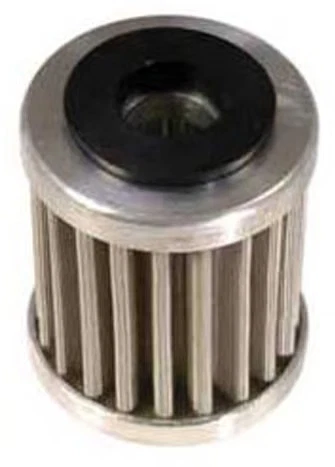 Filtro de aceite inoxidable PC Racing FLO Drop In Yamaha YFM350F 4x4 YZ250F PC141 Foto 2 de 4