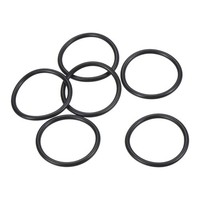 25Stk Nitrilgummi O-Ringe 25Mm Ad 21Mm Id 2Mm Breite Metrische Dichtung Schwarz