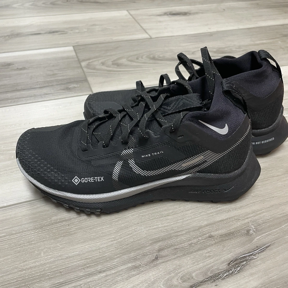 Nike React Pegasus Trail 4 GTX Black Wolf Grey Gore-Tex DJ7926-001 Size 7.5M 9W Buy Nike React Pegasus Trail 4 GORE-TEX  main image 3