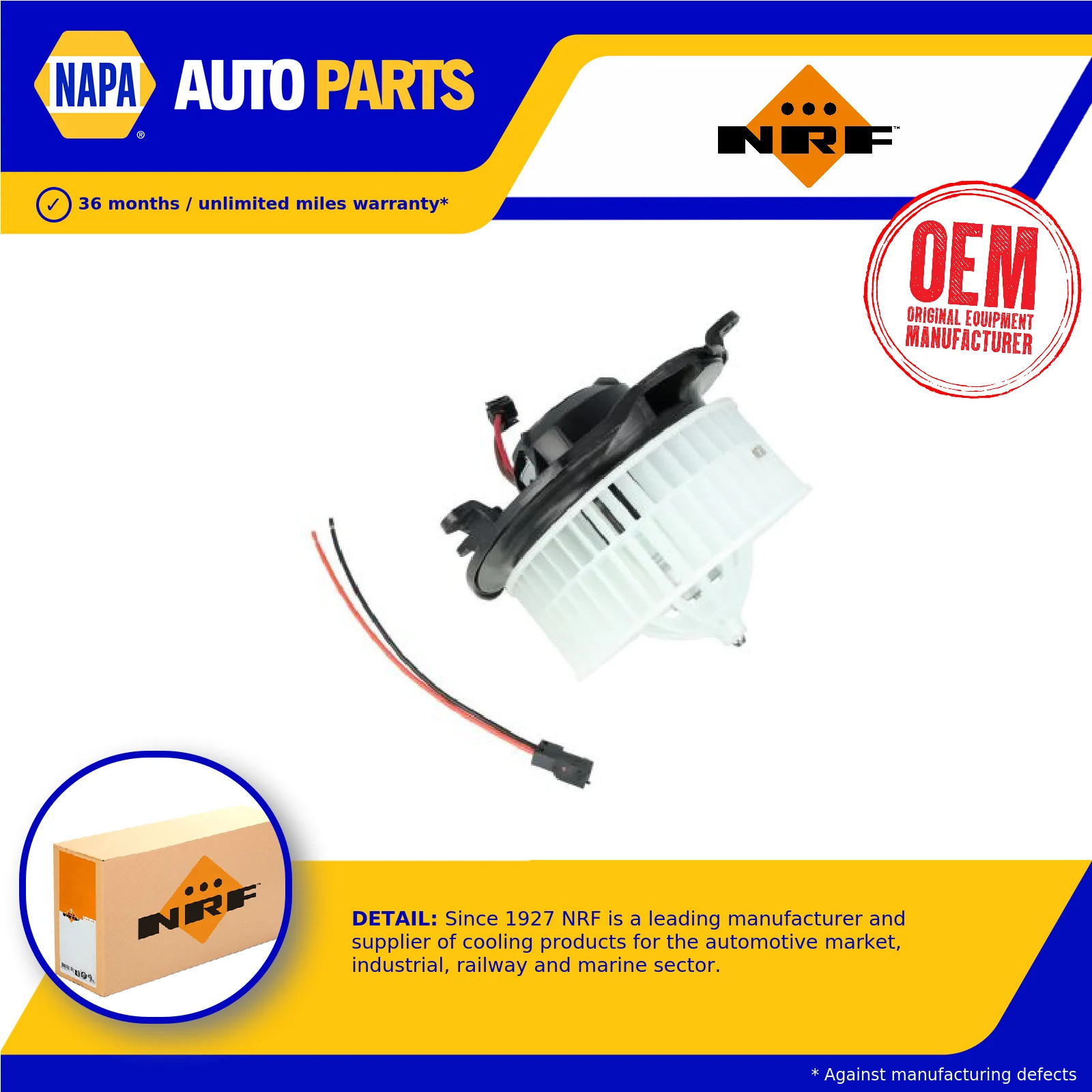 Interior Blower Motor fits MERCEDES CLS55 AMG C219 5.4 5.5 05 to 10 M113.990 NRF