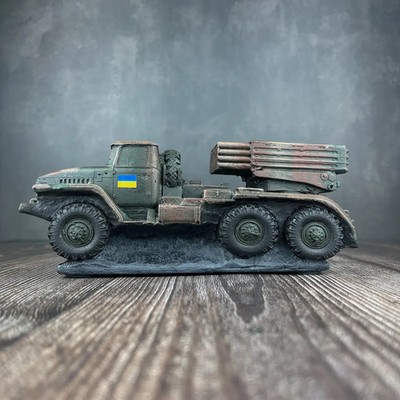 plaster statuette BM-21 Grad Ukraine  