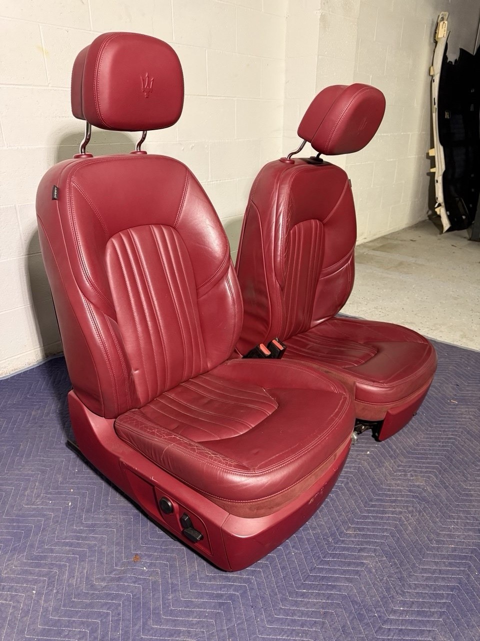 ✅ 2014 - 2017 MASERATI GHIBLI FRONT COMPLETE LEATHER SEATS OEM L0218699AA03