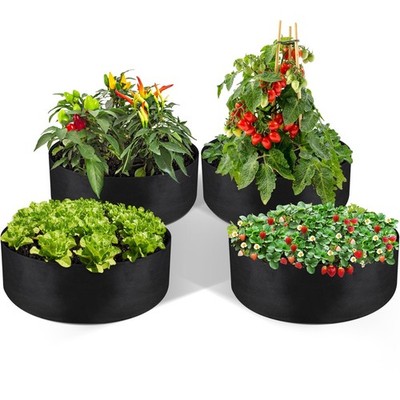 LBTING 4Pcs 30 Gallon Plant Grow Bags, Fabric Raised Planting Bed H... Fast Ship