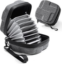 K&F CONCEPT 10 in 1 Lens Filter Case, Hard Shell Camera Filter Pouch Up to 95mm
