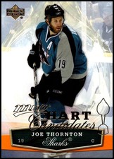 2007-08 UD MVP #HC4 Joe Thornton - Hart Candidates HOF FREE SHIPPING!