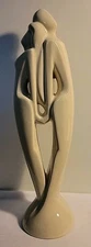 Mid Century Modern/Art Decco - Royal Haeger - Rendevous of Lovers - White
