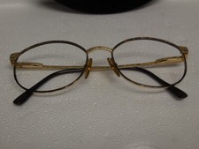 Vintage Robert RC 928 Tort/Gold 50-18-135 Glasses- frame France-Paris-no lensA61