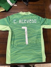 Carlos Acevedo Mexico Issued Jersey Size S Utileria 26 Autographed Debut