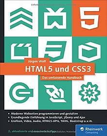 HTML5 und CSS3: Das umfassende Handbuch. Inkl. Java... | Buch | Zustand sehr gut