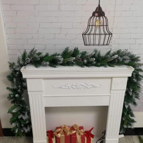 9ft Christmas Garland Decoration Door Wreath Xmas Fireplace - Picture 11 of 14