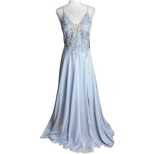 xscape blue lace dress Xscape Sequin Halter Keyhole Evening Gown Size 10 #H 708 MSRP
