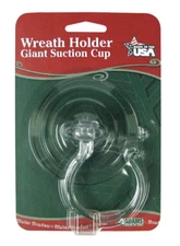 Large Suction Cup Plastic Hook Holds Up To 10 Pounds Heavy Duty Great for Wreath