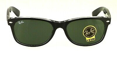 Ray-Ban New Wayfarer Top Black on Transparent l Green G Ray-Ban New Wayfarer Top Black on Transparent l Green G