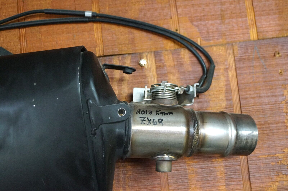 13-17 Kawasaki Ninja ZX-6R 636 ABS Exhaust Muffler Silencer OEM