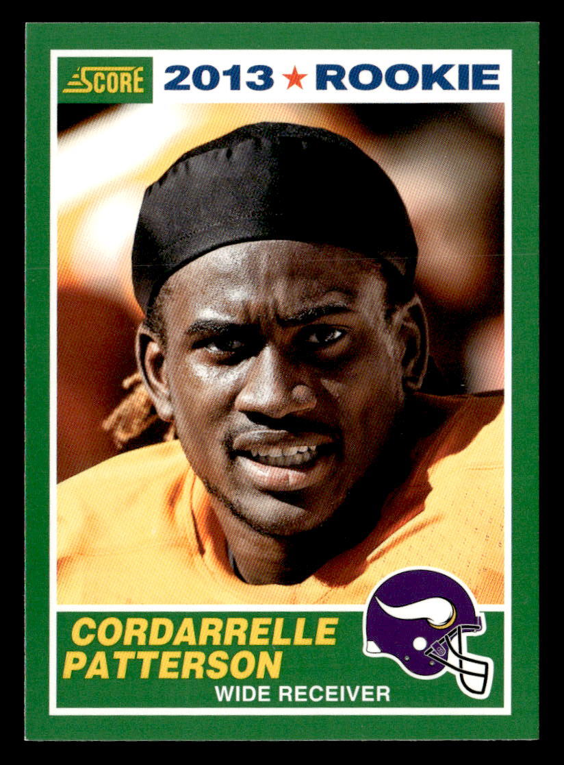 Cordarrelle Patterson 2013 Score Rookie Card #351 Minnesota Vikings