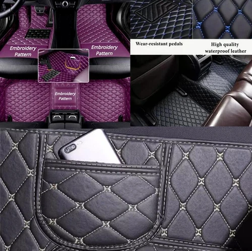 For Hummer H2 H3 H3T All Models Car Floor Mats Custom Waterproof Carpets Liner - Picture 11 of 37