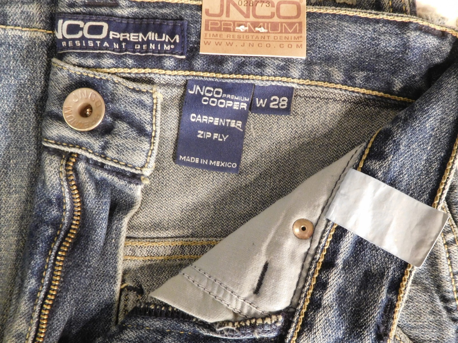 7 NOS JNCO Premium Men's Denim Shorts Cooper Carp Y2K '90's Skater Jeans 28Waist eBay