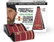 Perfect Practice Perfect Putting Mat - Collegiate Ed. Iowa State NEW